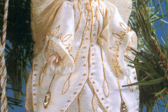 Christmas angel, 1998, stitched for the Queen\'s Christmas tree competition