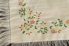 \'Wild Rose\' Shawl, detail, 2021