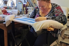 Working in my studio, March 2020